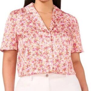 Halogen 2X Blouse Short Sleeve NWT